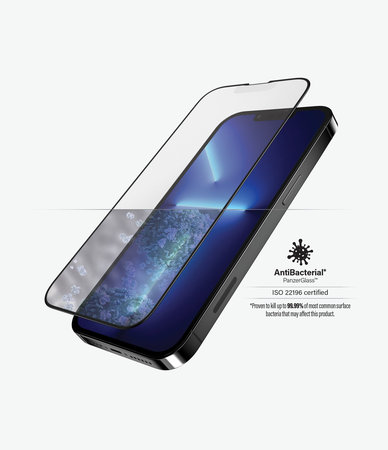 PanzerGlass - Tempered Glass Case Friendly Anti-Glare AB za iPhone 13 Pro Max & 14 Plus, crna