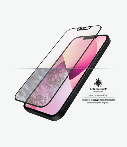 PanzerGlass - Tempered Glass Case Friendly Anti-Bluelight AB za iPhone 13 mini, crna