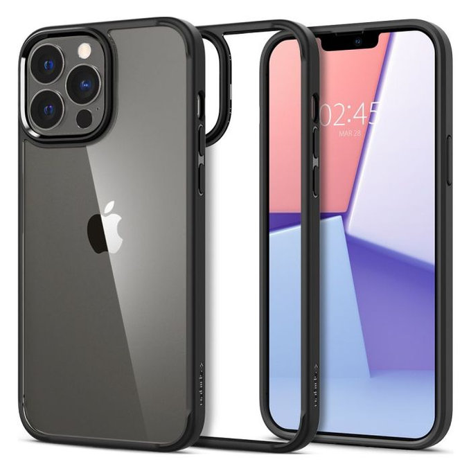 Spigen - Maska Ultra Hybrid za iPhone 13 Pro Max, crna