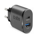 SBS - 10W adapter za punjenje USB, USB-C, crni