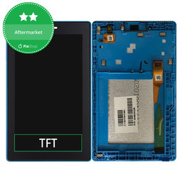Lenovo TAB 3 TB3-710F - LCD zaslon + zaslon osjetljiv na dodir + okvir (plavi)