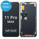 Zaslon Soft OLED za iPhone 11 Pro Max, Dodirni ekran s okvirom, FixPremium