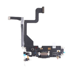 Apple iPhone 13 Pro - Konektor za punjenje + savitljivi kabel (grafit)