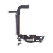 Apple iPhone 13 Pro Max - Konektor za punjenje + savitljivi kabel (grafit)