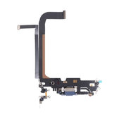 Apple iPhone 13 Pro Max - Konektor za punjenje + savitljivi kabel (plavi)