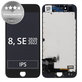 Apple iPhone 8, SE (2020), SE (2022) - LCD zaslon + zaslon osjetljiv na dodir + okvir (crni) Refurbished PRO