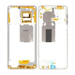 Samsung Galaxy M52 5G M526B - Srednji okvir (bijeli) - GH98-46916C originalni servisni paket
