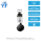 Apple iPhone 7, 7 Plus, 8, 8 Plus, SE (2020), SE (2022) - Tipka Home YF (Space Gray, Black)