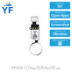 Apple iPhone 7, 7 Plus, 8, 8 Plus, SE (2020), SE (2022) - Tipka Home YF (srebrna)