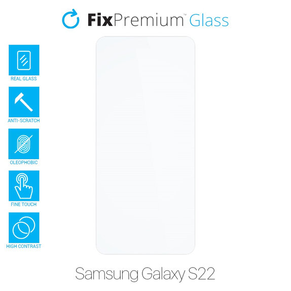 FixPremium Glass - Kaljeno staklo za Samsung Galaxy S22