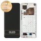 Xiaomi Mi 11, Mi 11 Pro - LCD zaslon + staklo osjetljivo na dodir + okvir (Cloud White) - 56000700K200 Originalni servisni paket