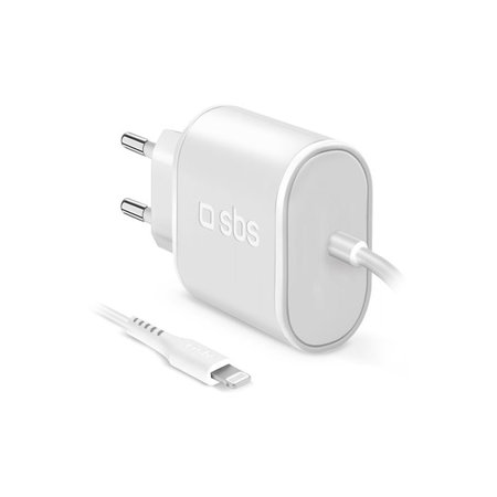 SBS - 5W adapter za punjenje s Lightningom, bijeli
