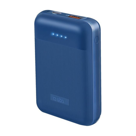 SBS - PowerBank 10.000 mAh, USB, USB-C PowerDelivery 20W, plava