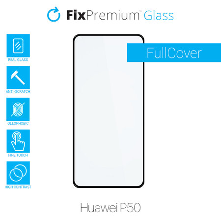 FixPremium FullCover Glass - Kaljeno staklo za Huawei P50
