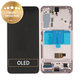 Samsung Galaxy S22 S901B - LCD zaslon + zaslon osjetljiv na dodir + okvir (roza zlatna) - GH82-27520D, GH82-27521D Originalni servisni paket