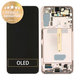 Samsung Galaxy S22 Plus S906B - LCD zaslon + zaslon osjetljiv na dodir + okvir (ljubičasti) - GH82-27500F, GH82-27501F Originalni servisni paket