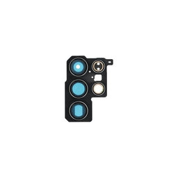 Samsung Galaxy S22 Ultra S908B - Okvir stražnje leće kamere (srebrni) - GH98-47127C Originalni servisni paket