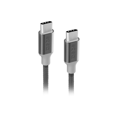 SBS - USB-C / USB-C kabel s PowerDelivery (1,5 m), crni