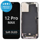 Zaslon Soft OLED za iPhone 12 Pro Max, Dodirni ekran s okvirom, FixPremium