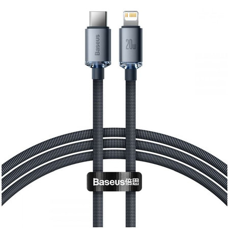 Baseus - Lightning / USB-C kabel (1,2 m), crni