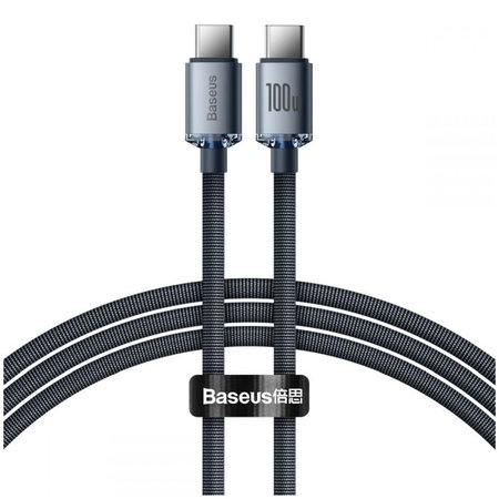 Baseus - USB-C / USB-C kabel (1,2 m), crni