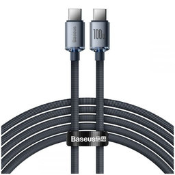 Baseus - USB-C / USB-C kabel (2m), crni