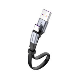 Baseus - USB-C / USB Kabel (0,23 m), siva