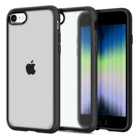 Spigen - Maska Ultra Hybrid za iPhone 7, 8, SE 2020 & SE 2022, Frost Black