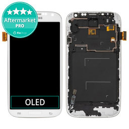 Samsung Galaxy S4 i9500 - LCD zaslon + zaslon osjetljiv na dodir + okvir (White Frost) OLED