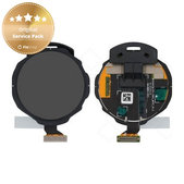 Samsung Galaxy Watch 4 Classic 46 mm R895 - LCD zaslon + zaslon osjetljiv na dodir + okvir (crni) - GH96-14426A Originalni servisni paket