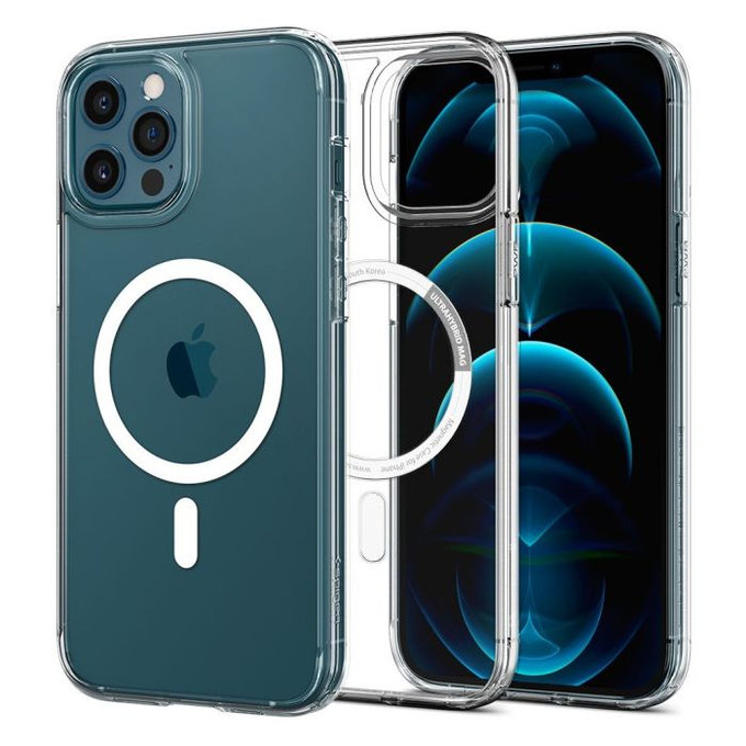 Spigen - Maska Ultra Hybrid s MagSafe za iPhone 12 & 12 Pro, bijela