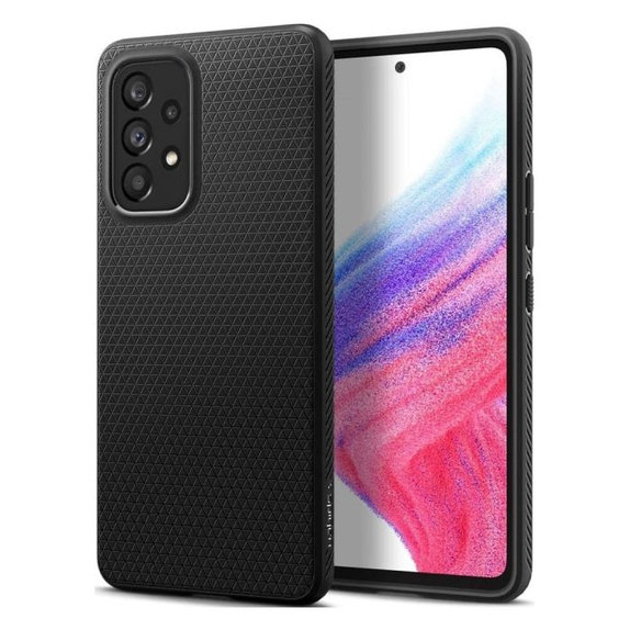 Spigen - Maska Liquid Air za Samsung Galaxy A53 5G, mat crna