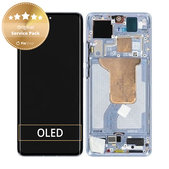 Xiaomi 12, 12X - LCD zaslon + zaslon osjetljiv na dodir + okvir (plavi) - 5600040L3A00 Originalni servisni paket