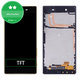 Sony Xperia Z5 E6653 - LCD zaslon + zaslon osjetljiv na dodir + okvir (Black) TFT