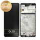 Samsung Galaxy M53 5G M536B - LCD zaslon + zaslon osjetljiv na dodir + okvir (crni) - GH82-28812A, GH82-28895A Originalni servisni paket