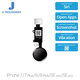 Apple iPhone 7, 7 Plus, 8, 8 Plus, SE (2020), SE (2022) - Tipka Home JCID 7 Gen (Svemirsko siva, crna)