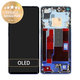 Oppo Find X2 Neo - LCD zaslon + zaslon osjetljiv na dodir + okvir (zvjezdano plava) - 4904018 Originalni servisni paket