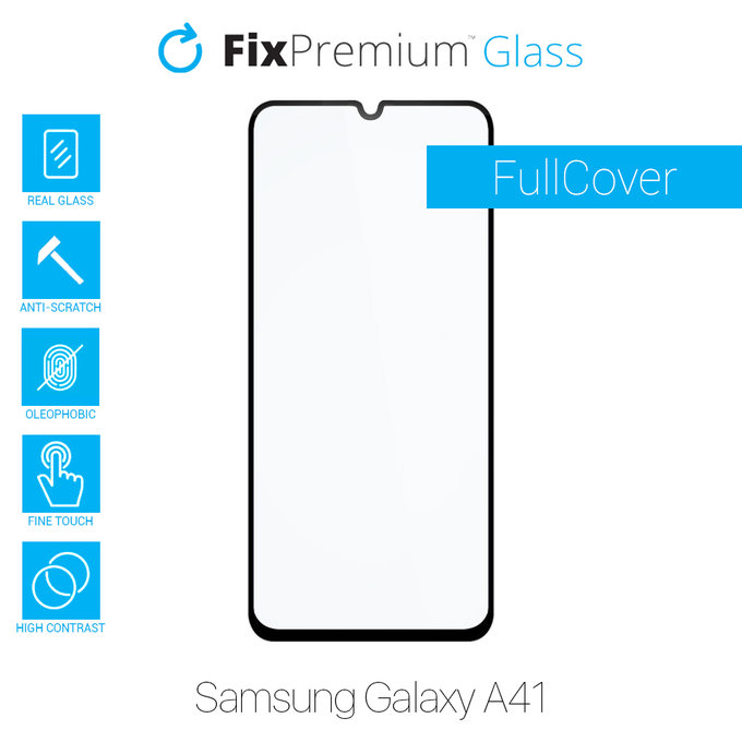 FixPremium FullCover Glass - Kaljeno staklo za Samsung Galaxy A41