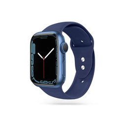Tech-Protect - Remen Iconband za Apple Watch 4, 5, 6, 7, SE (42, 44, 45 mm), ponoćno plava
