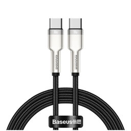 Baseus - USB-C / USB-C kabel (1m), crni