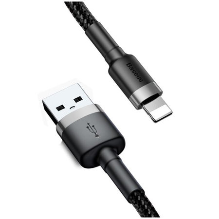Baseus - Lightning / USB kabel (0,5 m), crni