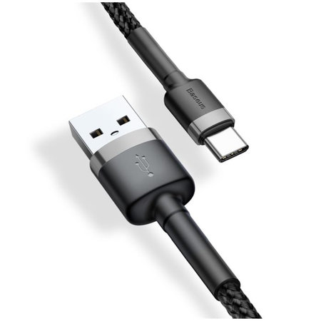 Baseus - USB-C / USB kabel (0,5 m), crni