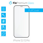 FixPremium FullCover Glass - Kaljeno staklo za iPhone 12 i 12 Pro