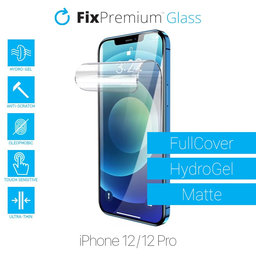 FixPremium HydroGel Matte - Zaštita zaslona iPhone 12 i 12 Pro