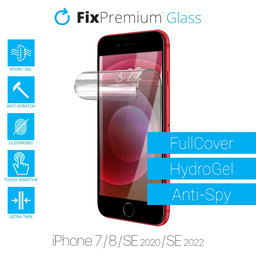 FixPremium HydroGel Anti-Spy - Zaščitna folija za iPhone 6, 6s, 7, 8, SE 2020 in SE 2022