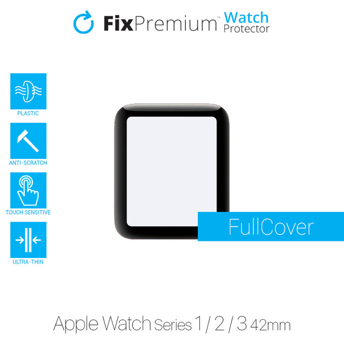 FixPremium Watch Protector - Pleksiglas za Apple Watch 1, 2 i 3 (38 mm)