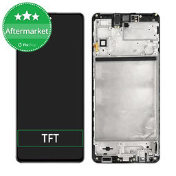 Samsung Galaxy M51 M515F - LCD zaslon + zaslon osjetljiv na dodir + okvir (Celestial Black) TFT