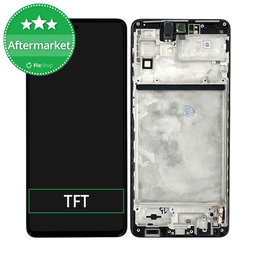 Samsung Galaxy M53 5G M536B - LCD zaslon + zaslon osjetljiv na dodir + okvir (Black) TFT