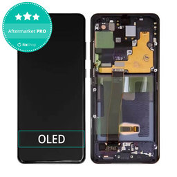 Samsung Galaxy S20 Ultra G988F - LCD zaslon + zaslon osjetljiv na dodir + okvir (Cosmic Black) OLED