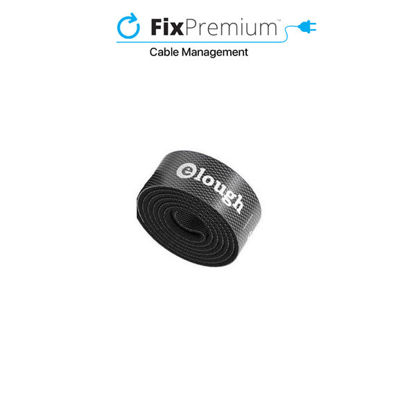Elough - Organizator kabela - Traka za kabele (0,5 m), crna